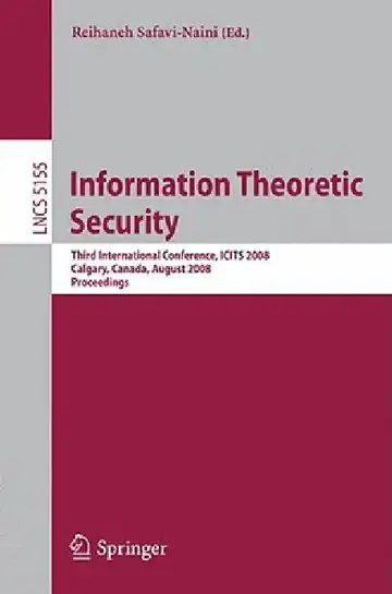 Cover of Information Theoretic Security