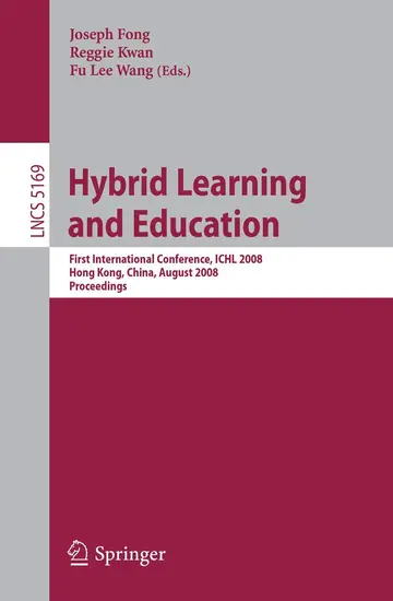 Cover of Hybrid Learning and Education
