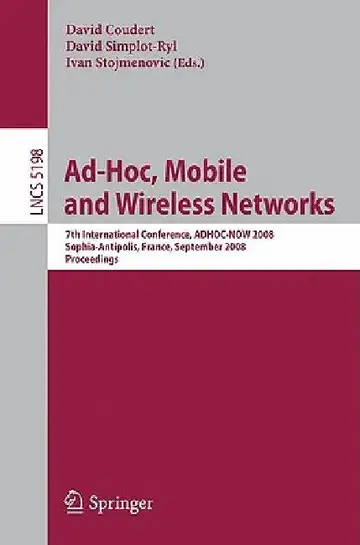 Cover of Ad-Hoc, Mobile and Wireless Networks