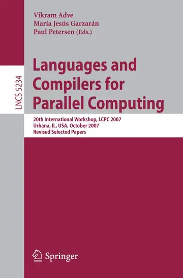 Cover of Languages and Compilers for Parallel Computing