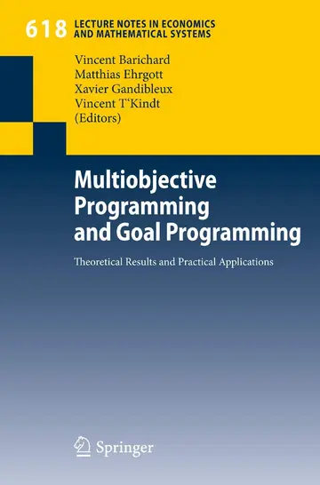 Cover of Multiobjective Programming and Goal Programming
