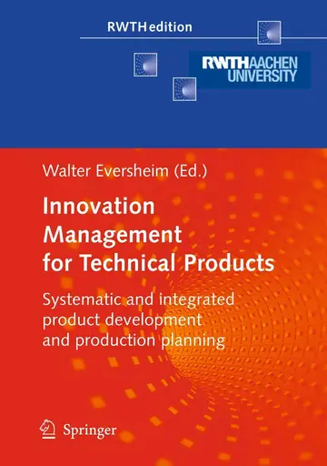 Cover of Innovation Management for Technical Products