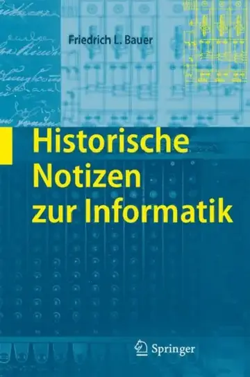 Cover of Historische Notizen Zur Informatik