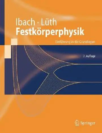 Cover of Festkörperphysik