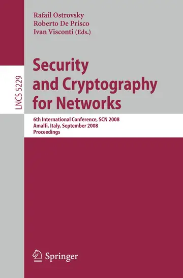 Cover of Security and Cryptography for Networks
