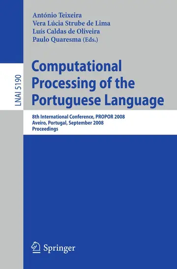 Cover of Computational Processing of the Portuguese Language