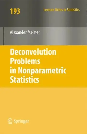 Cover of Deconvolution Problems in Nonparametric Statistics