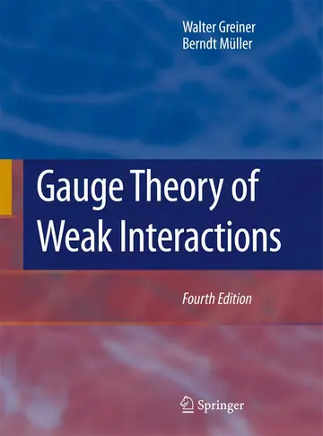 Cover of Gauge Theory of Weak Interactions