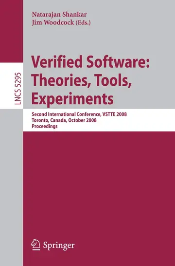 Cover of Verified Software