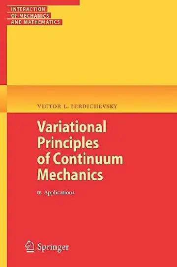 Cover of Variational Principles of Continuum Mechanics, Volume 2