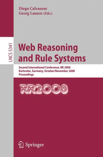 Cover of Web Reasoning and Rule Systems