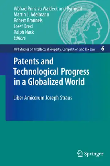 Cover of Patents and Technological Progress in a Globalized World