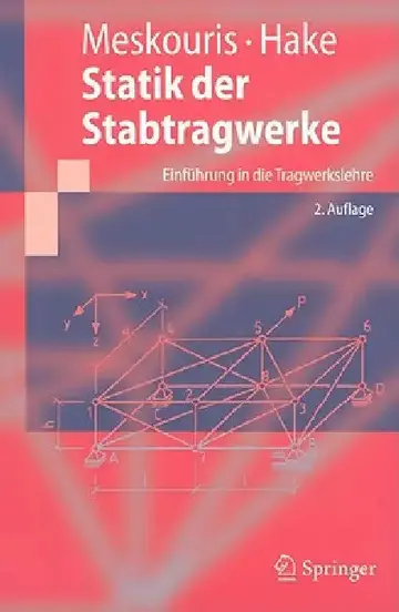 Cover of Statik Der Stabtragwerke