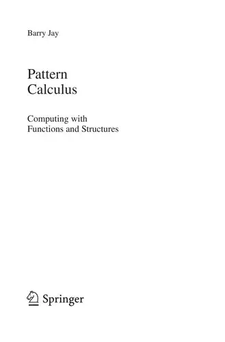Cover of Pattern Calculus