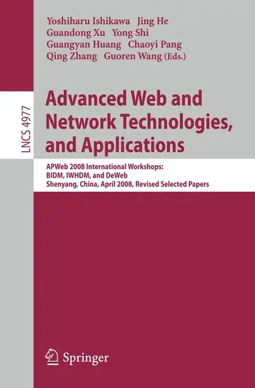 Cover of Advanced Web and Network Technologies, and Applications
