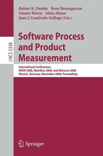 Cover of Software Process and Product Measurement
