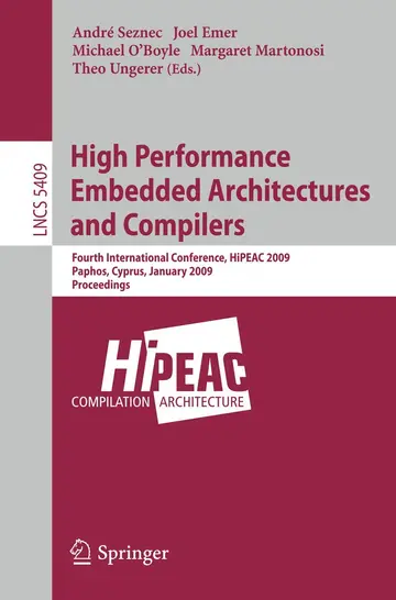 Cover of High Performance Embedded Architectures and Compilers