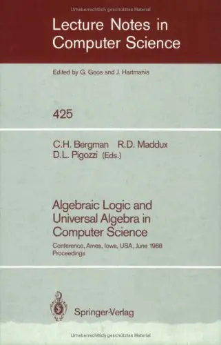 Cover of Algebraic Logic and Universal Algebra in Computer Science