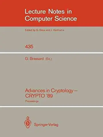 Cover of Advances in Cryptology