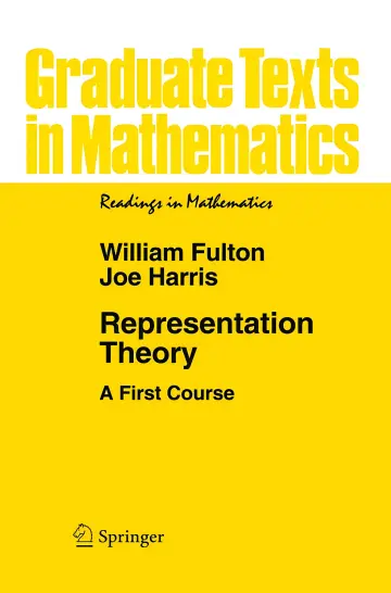 Cover of Representation theory
