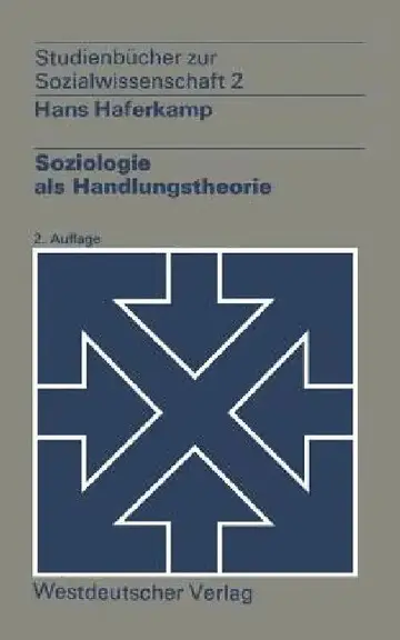 Cover of Soziologie ALS Handlungstheorie
