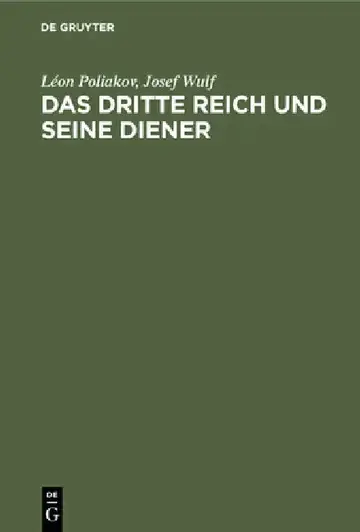 Cover of Das Dritte Reich und seine Diener