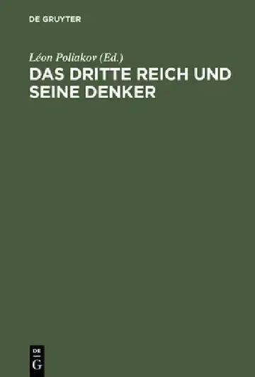 Cover of Das Dritte Reich und seine Denker