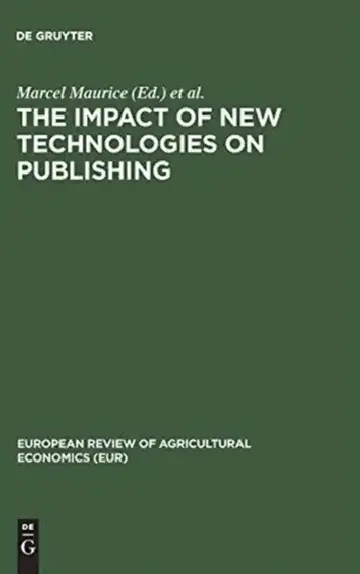 Cover of The Impact of New Technologies on Publishing