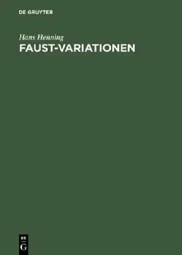 Cover of Faust-Variationen