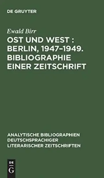 Cover of Ost und West