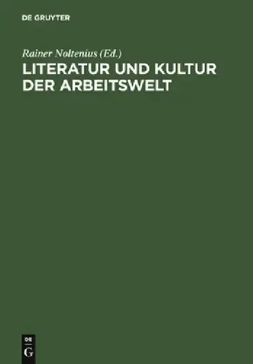 Cover of Literatur Und Kultur Der Arbeitswelt
