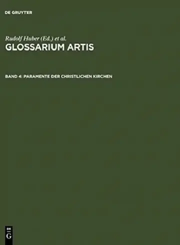 Cover of Glossarium Artis/Dictionary of the Arts
