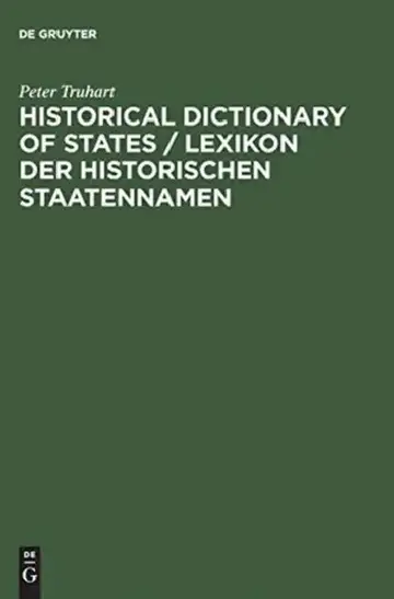 Cover of Historical Dictionary of States