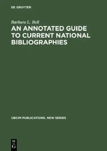Cover of An Annotated Guide to Current National Bibliographies