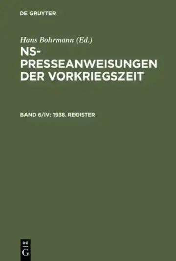 Cover of 1938. Register