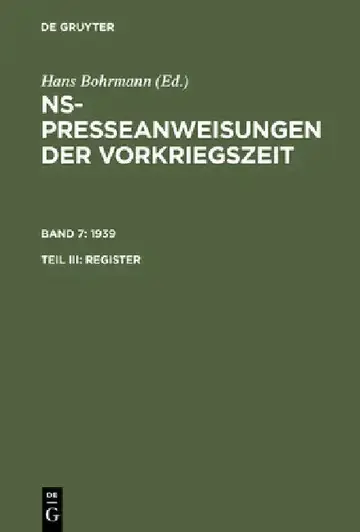 Cover of 1939. Register
