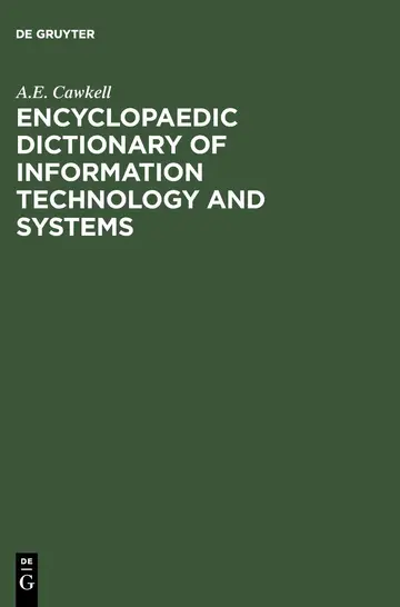 Cover of Encyclopaedic Dictionary of Information Technology and Systems