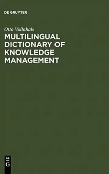Cover of Multilingual Dictionary of Knowledge Management