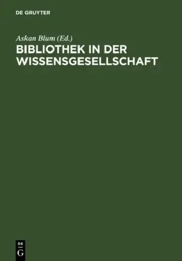 Cover of Bibliothek in der Wissensgesellschaft