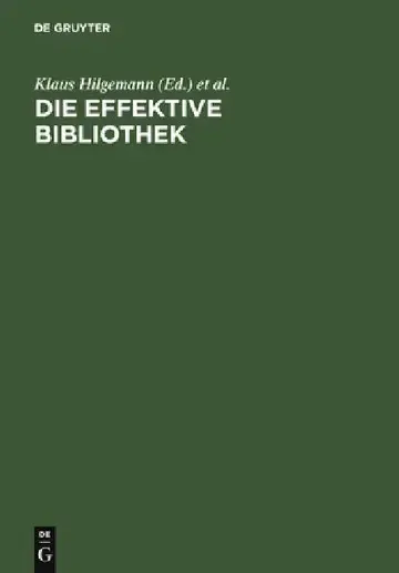 Cover of Die Effektive Bibliothek