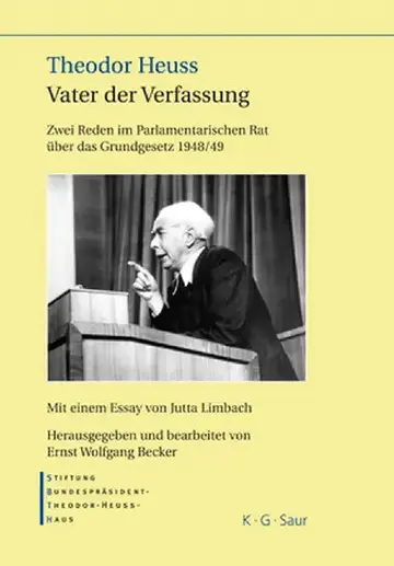 Cover of Theodor Heuss - Vater Der Verfassung