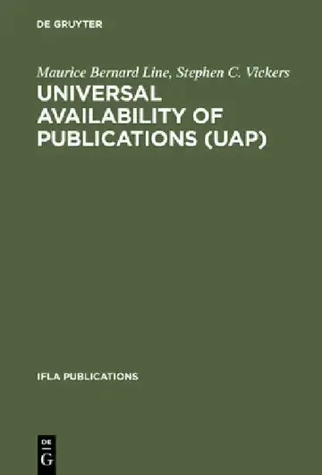 Cover of Universal Availability of Publications (UAP)