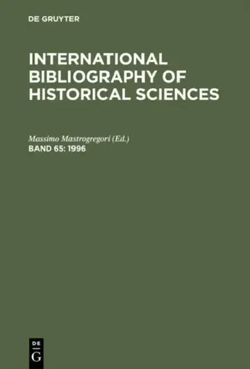 Cover of International Bibliography of Historical Sciences 1996