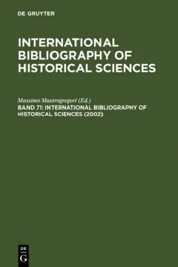 Cover of International Bibliography of Historical Sciences 2002