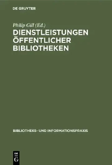 Cover of Dienstleistungen Öffentlicher Bibliotheken