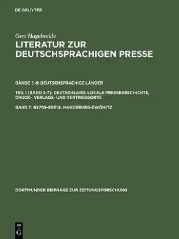 Cover of 69709-80619. Magdeburg-Zwönitz