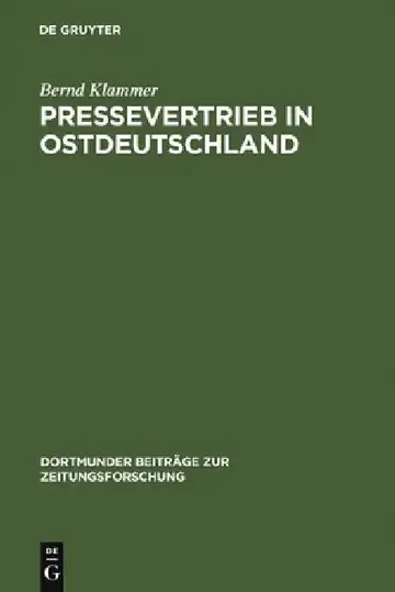 Cover of Pressevertrieb in Ostdeutschland