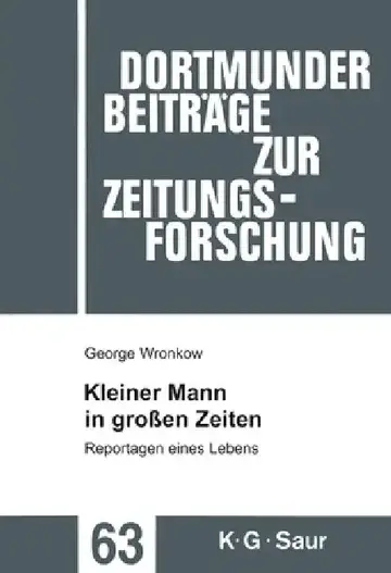 Cover of Kleiner Mann in großen Zeiten