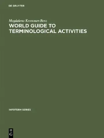 Cover of World guide to terminological activities