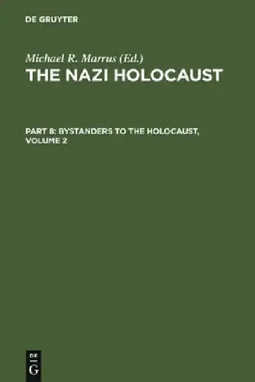 Cover of The Nazi Holocaust. Part 8